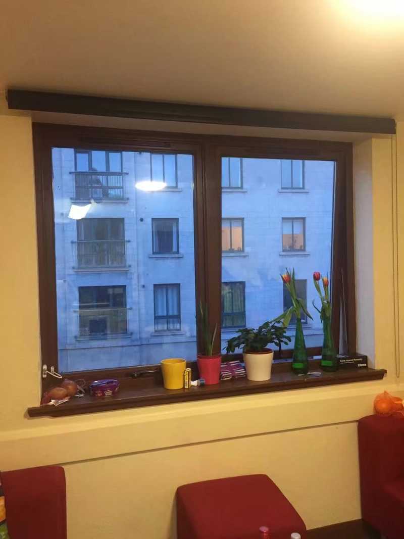 outside of the kitchen window