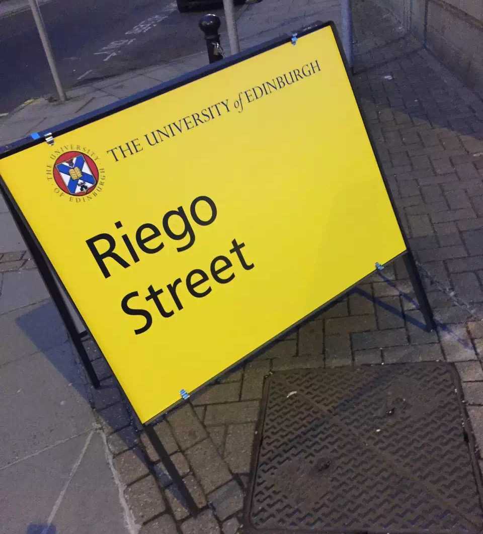 riego street poster